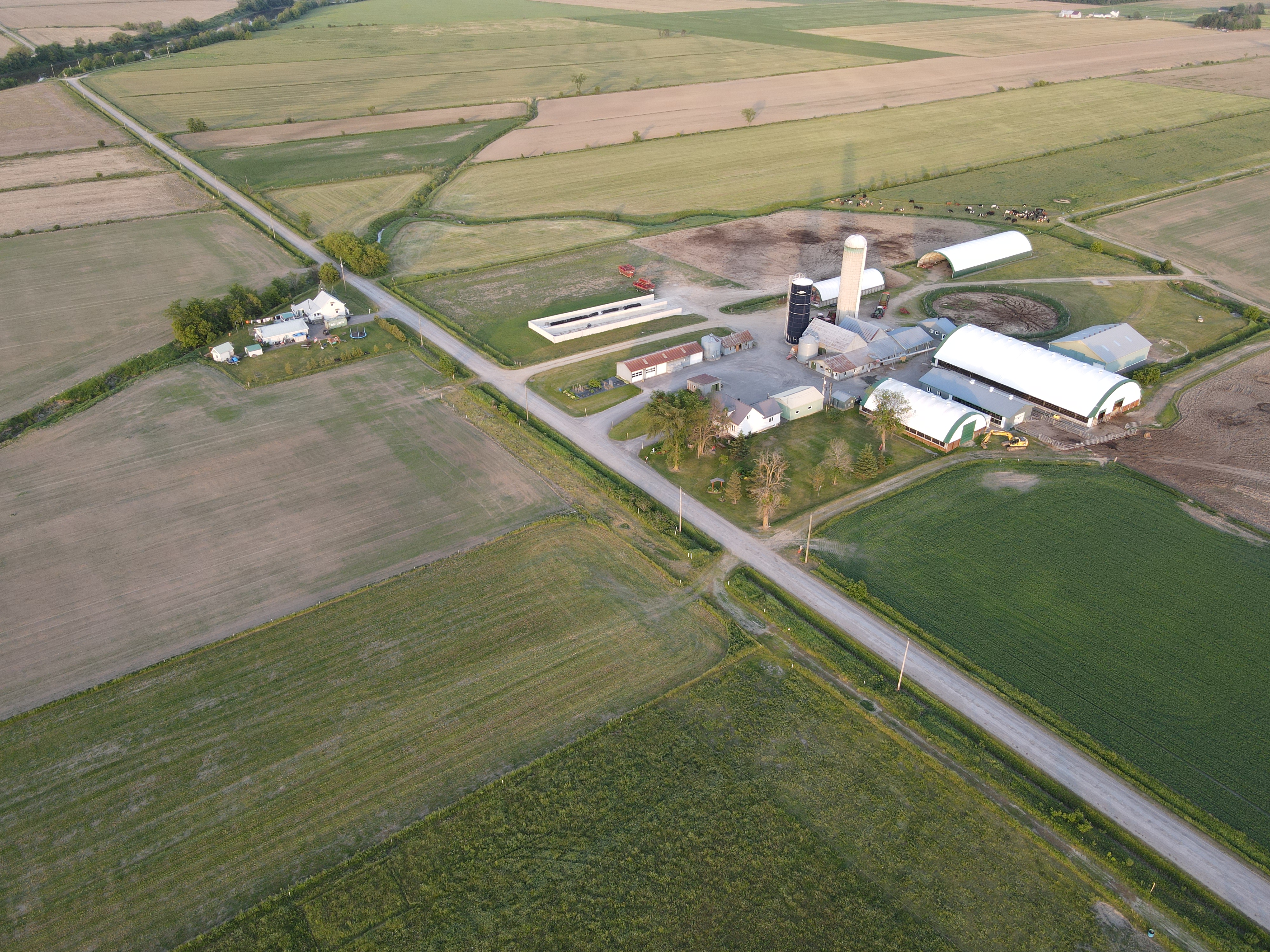 Vue aérienne de la Ferme Rêveuse