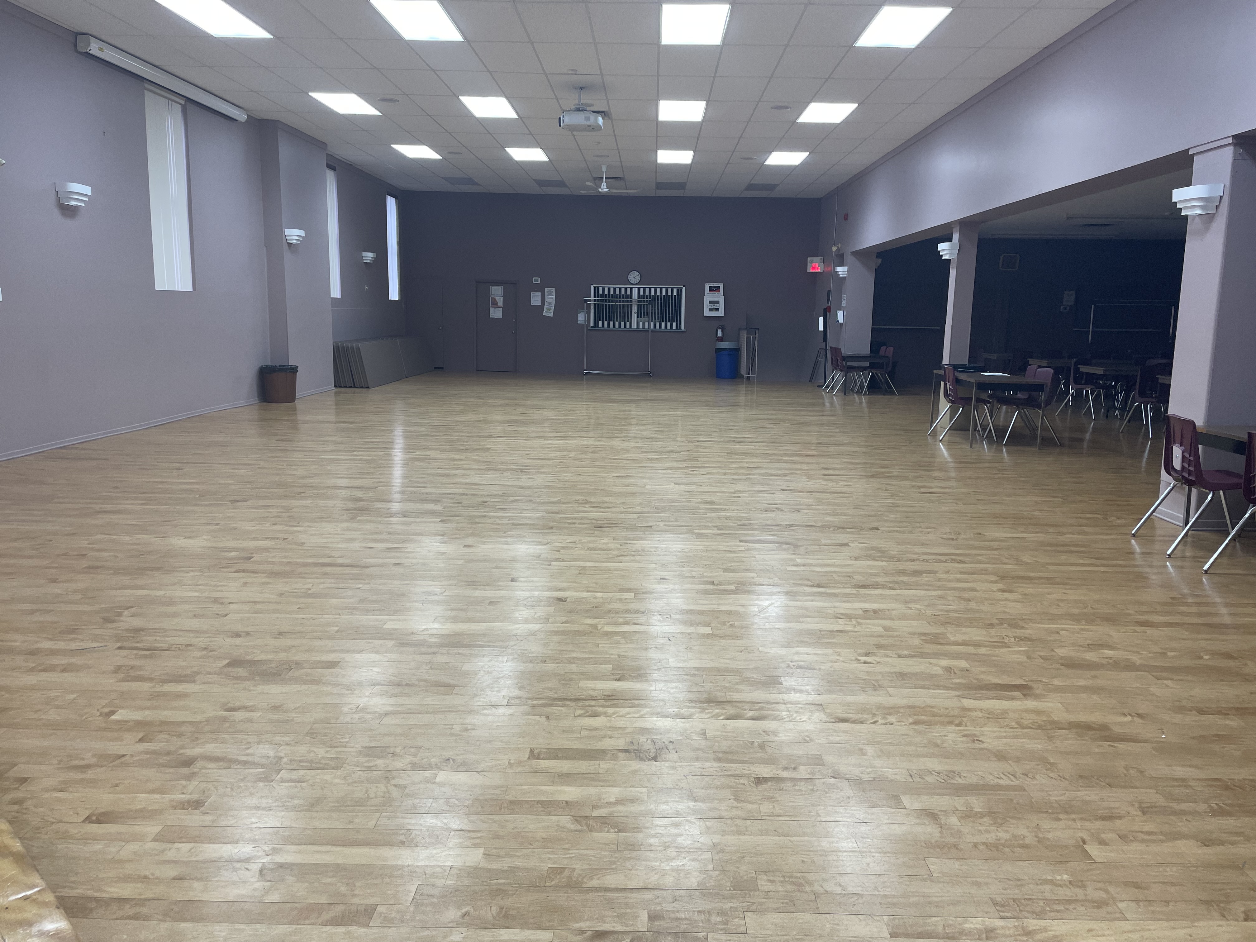 Main floor at the Plantagenet Hall