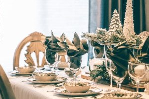 Christmas Dinner table