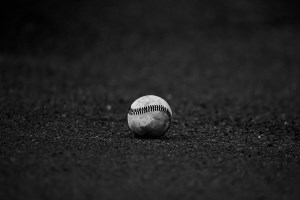 baseball on a field