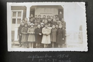 Photo des élèves de l'école St-Joseph en 1955