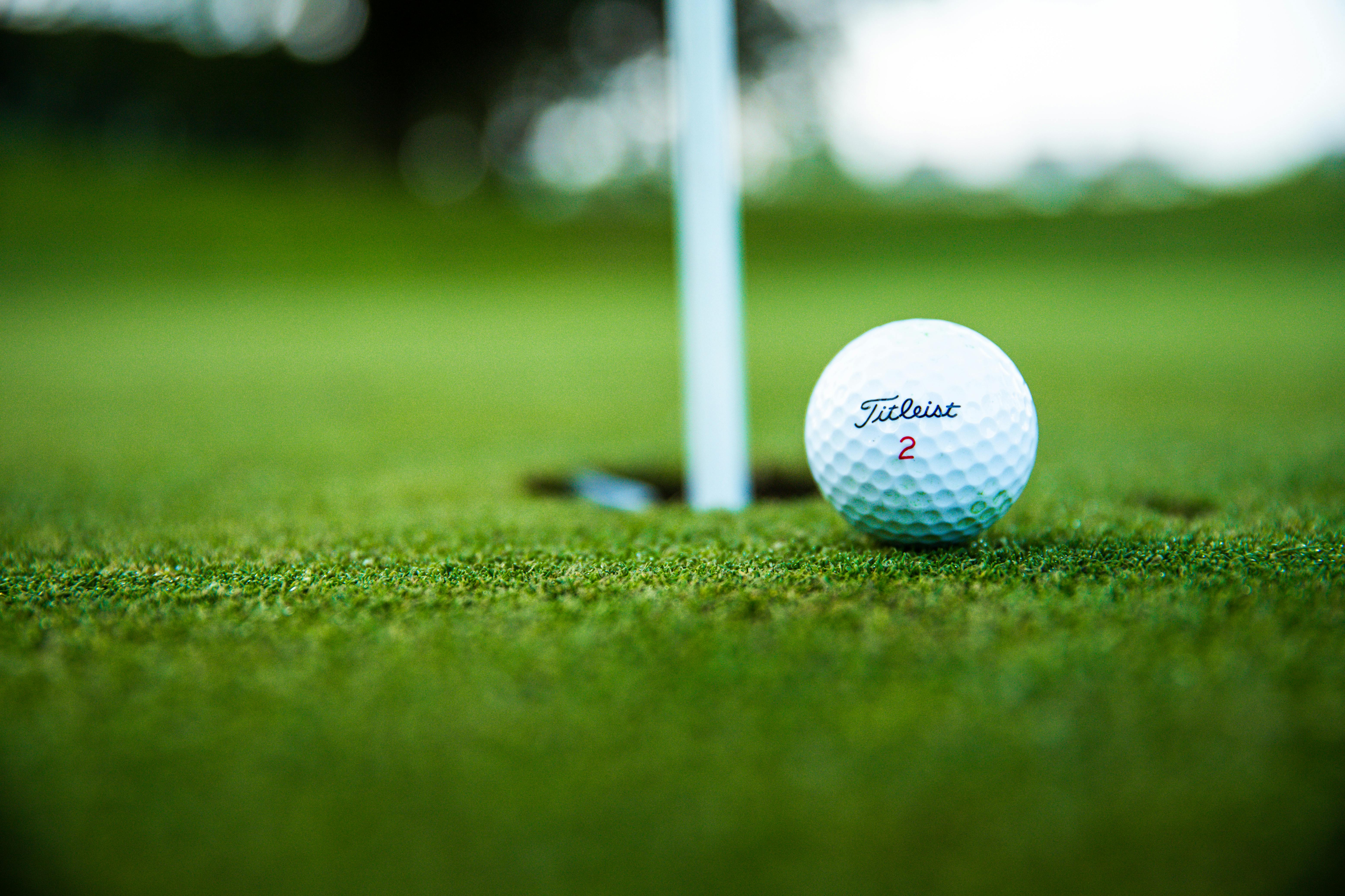 Golf Ball on the Green