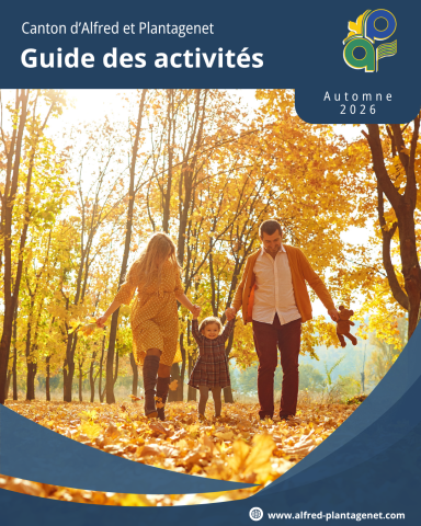 Page couverture - Guide des activités du CantonAutomne 2026 