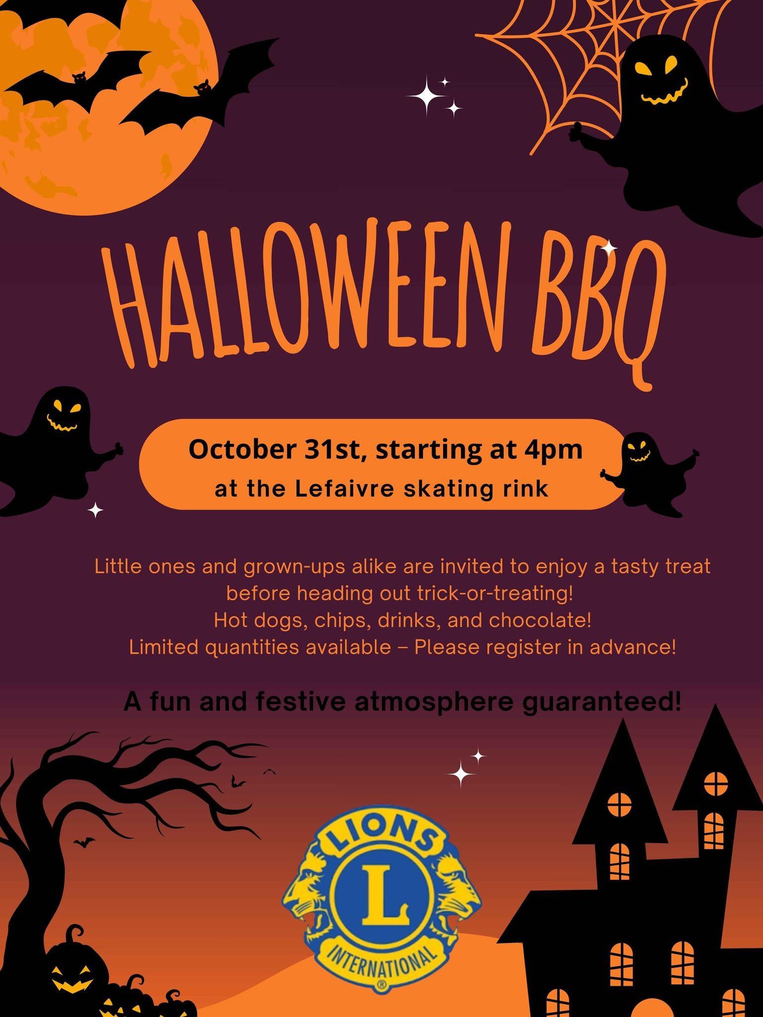 Promotional poster for Halloween in Lefaivre